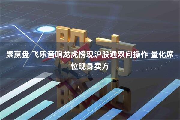 聚赢盘 飞乐音响龙虎榜现沪股通双向操作 量化席位现身卖方